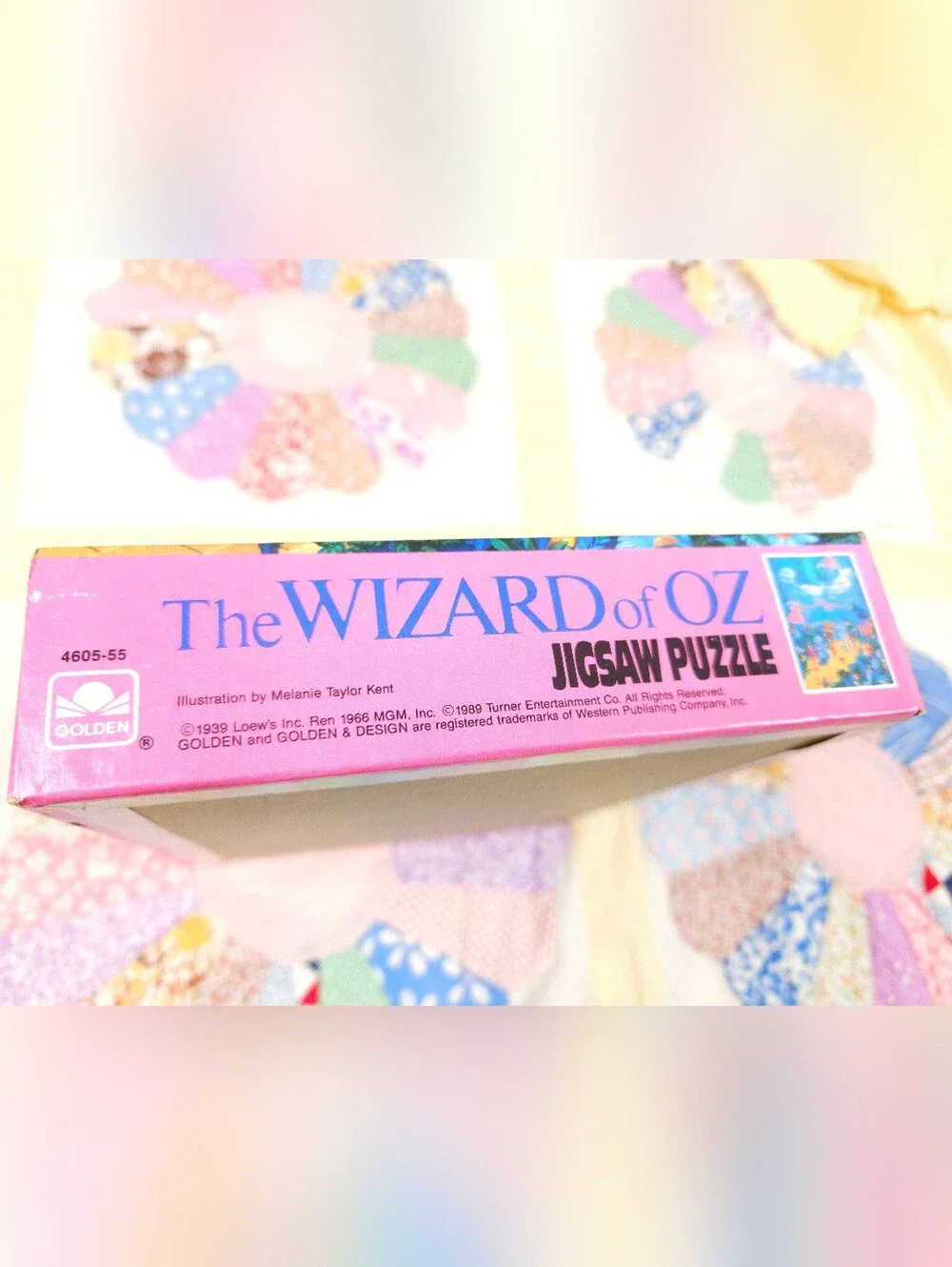 Wizard Of Oz SEALED Melanie Taylor Kent Golden 100 Piece Jigsaw Puzzle Rare 1989